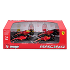 SET FERRARI FÓRMULA 1 BBURAGO ESCALA 1:43 (PACK 4 AUTOS) 1