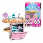BARBIE LAVAVAJILLAS DE COCINA CON ACCESORIOS 5