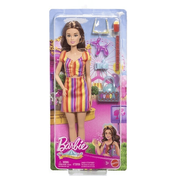 MUÑECA BARBIE DÍA DE FERIA CON ACCESORIOS 5