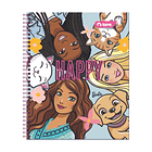 CUADERNO UNIVERSITARIO TORRE 7MM 100H BARBIE PACK X 10 5