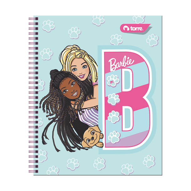CUADERNO UNIVERSITARIO TORRE 7MM 100H BARBIE PACK X 10 8