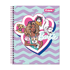 CUADERNO UNIVERSITARIO TORRE 7MM 100H BARBIE PACK X 10 9