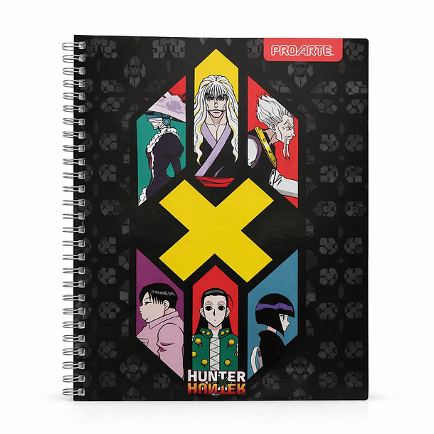 CUADERNO UNIVERSITARIO HUNTER X HUNTER 100H PACK 10 PROARTE 2