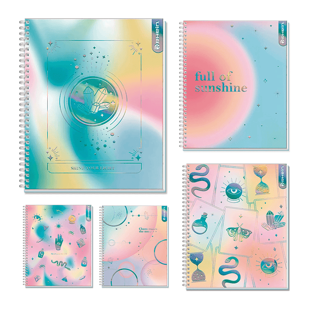 CUADERNO UNIVERSITARIO 7MM 100H AURA RHEIN 1