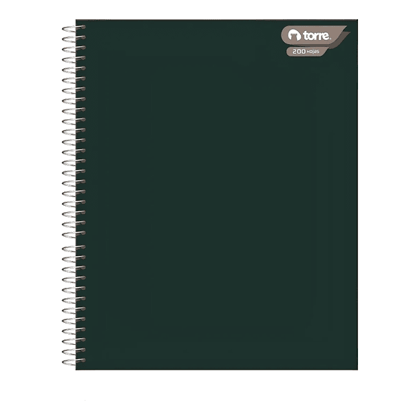 CUADERNO UNIVERSITARIO TORRE 200 HOJAS ESPIRAL LISO 4
