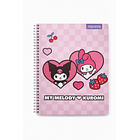 CUADERNO UNIVERSITARIO PROARTE MY MELODY Y KUROMI 100H 7MM 2