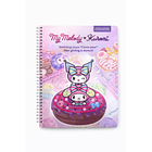 CUADERNO UNIVERSITARIO PROARTE MY MELODY Y KUROMI 100H 7MM 5