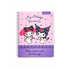 CUADERNO UNIVERSITARIO PROARTE MY MELODY Y KUROMI 100H 7MM 10