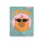 CUADERNO UNIVERSITARIO PROARTE CAPIBARA 100H 7MM 2