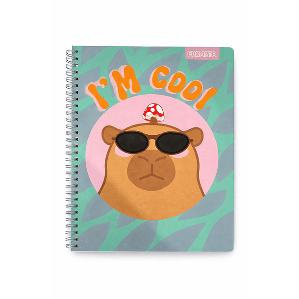 CUADERNO UNIVERSITARIO PROARTE CAPIBARA 100H 7MM 2