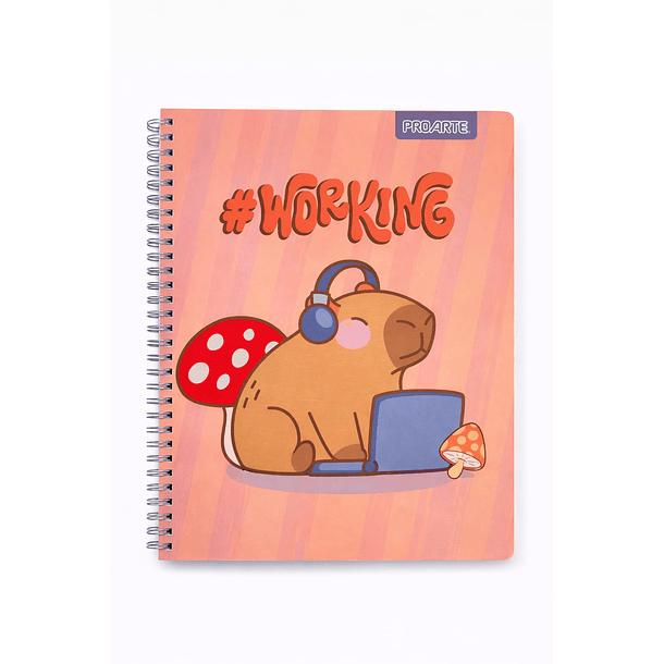 CUADERNO UNIVERSITARIO PROARTE CAPIBARA 100H 7MM 3