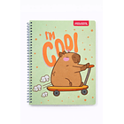 CUADERNO UNIVERSITARIO PROARTE CAPIBARA 100H 7MM 4