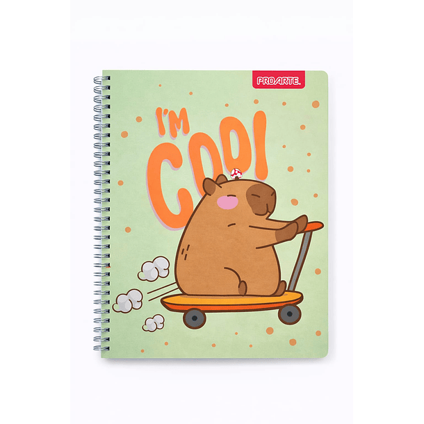 CUADERNO UNIVERSITARIO PROARTE CAPIBARA 100H 7MM 4