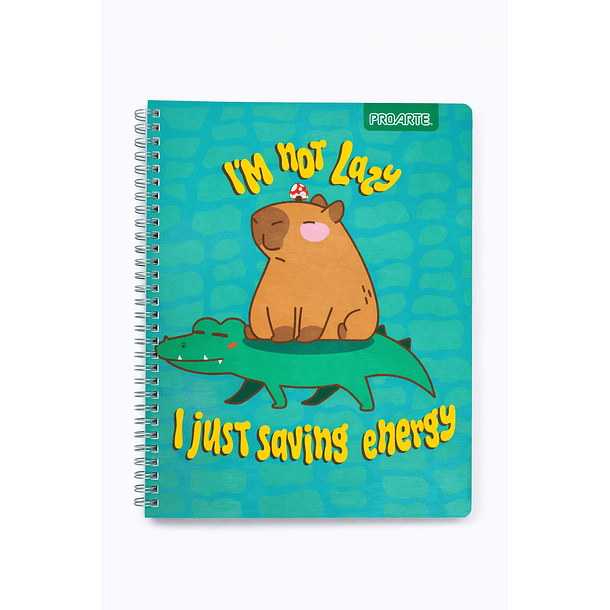 CUADERNO UNIVERSITARIO PROARTE CAPIBARA 100H 7MM 5