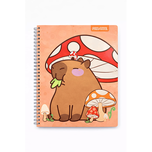 CUADERNO UNIVERSITARIO PROARTE CAPIBARA 100H 7MM 6