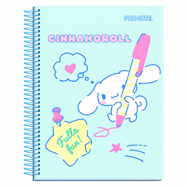 CUADERNO CARTA TRIPLE 150H 7MM CINNAMOROLL 4