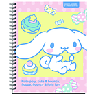 CUADERNO UNIVERSITARIO PROARTE CINNAMOROLL GLITTER 7MM 100H 7