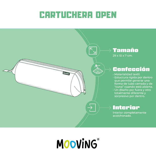 ESTUCHE PARA LÁPICES OPEN! SNOOPY MOOVING 5