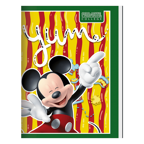 CUADERNO COLLEGE MICKEY 7MM 80 HOJAS PROARTE 4