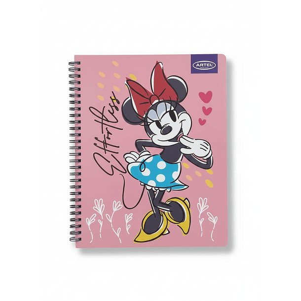CUADERNO UNIVERSITARIO ARTEL 100H 7MM MINNIE BOW PACK 10 3