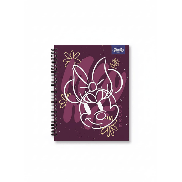 CUADERNO UNIVERSITARIO ARTEL 100H 7MM MINNIE BOW PACK 10 5