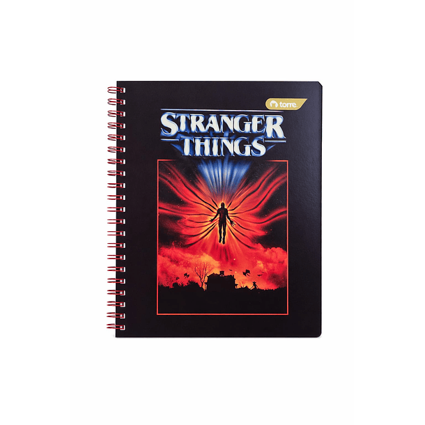 CUADERNO UNIVERSITARIO TORRE 7MM 100H STRANGER THINGS 3