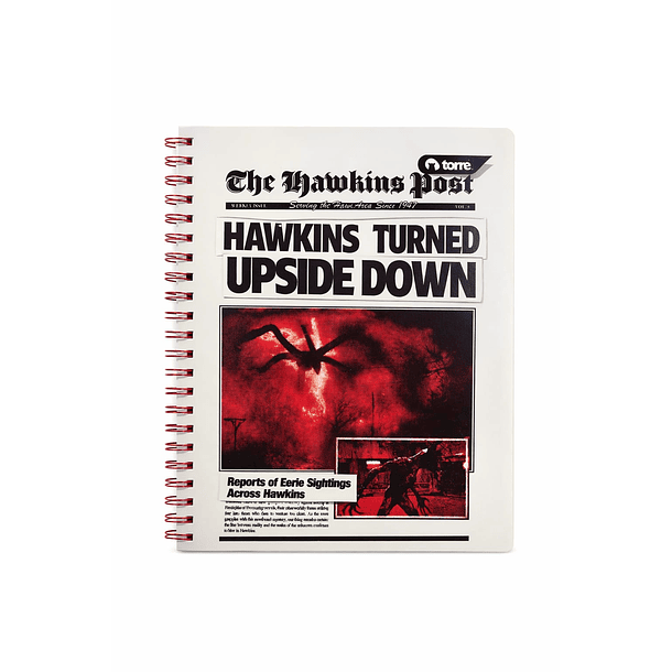 CUADERNO UNIVERSITARIO TORRE 7MM 100H STRANGER THINGS 9