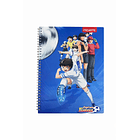 CUADERNO UNIVERSITARIO PROARTE 100H 7MM TSUBASA 5