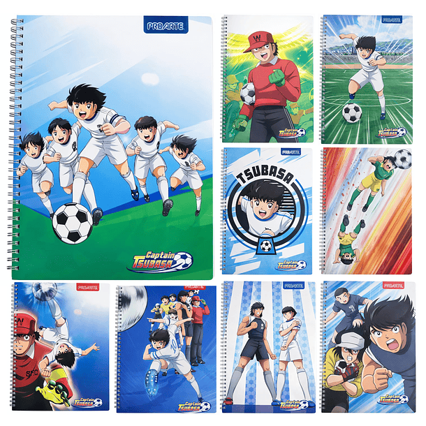 CUADERNO UNIVERSITARIO PROARTE 100H 7MM TSUBASA 1