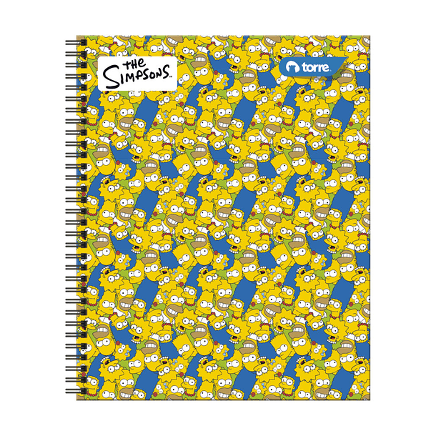 CUADERNO UNIVERSITARIO TORRE LOS SIMPSONS 100H PACK 10  5
