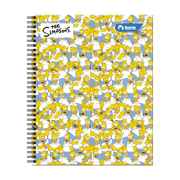 CUADERNO UNIVERSITARIO TORRE LOS SIMPSONS 100H PACK 10  7