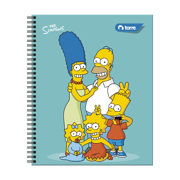 CUADERNO UNIVERSITARIO TORRE LOS SIMPSONS 100H PACK 10  8