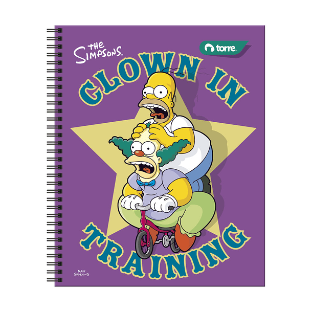 CUADERNO UNIVERSITARIO TORRE LOS SIMPSONS 100H PACK 10  9