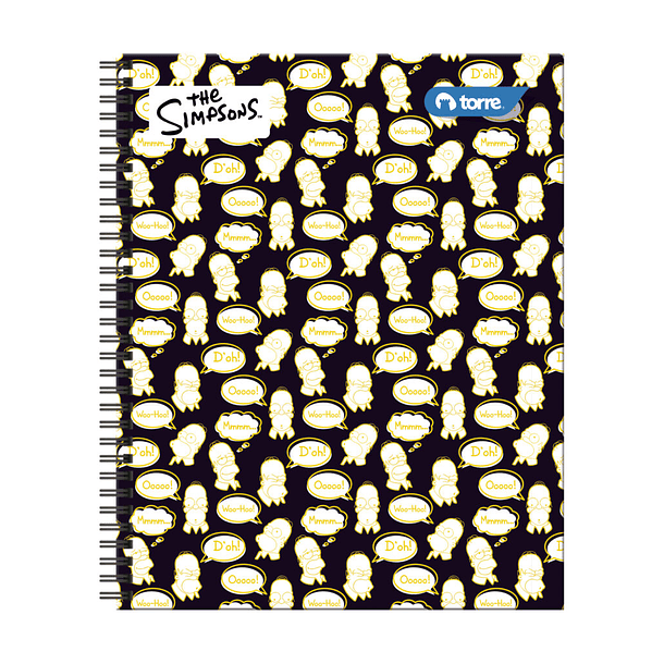CUADERNO UNIVERSITARIO TORRE LOS SIMPSONS 100H PACK 10  13