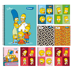 CUADERNO UNIVERSITARIO TORRE LOS SIMPSONS 100H PACK 10  1