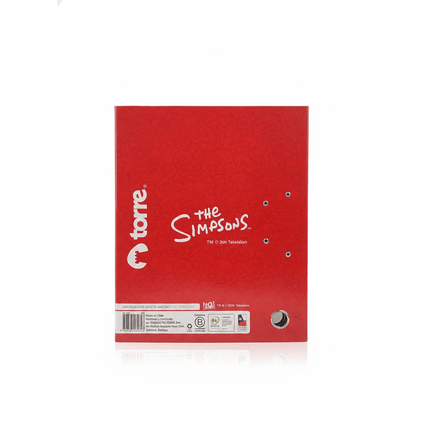 ARCHIVADOR OFICIO ANCHO LOS SIMPSONS TORRE 3