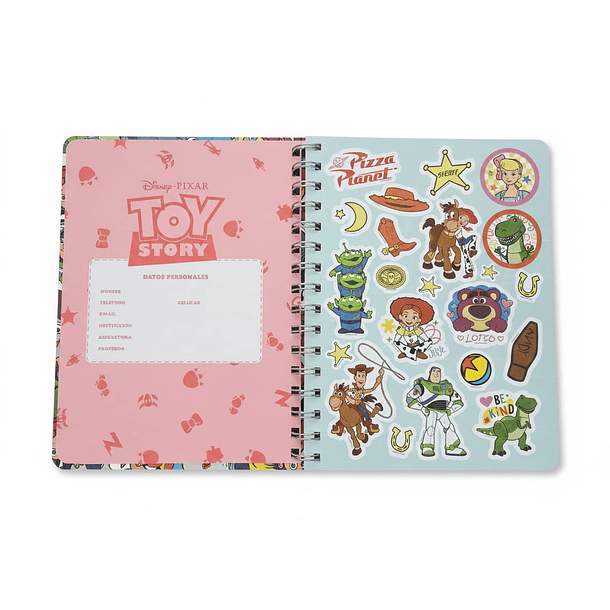 LIBRETA NOTES A5 LÍNEAS MOOVING TOY STORY 3