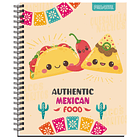 CUADERNO UNIVERSITARIO PROARTE 100H 7MM CUTE PACK 10 4