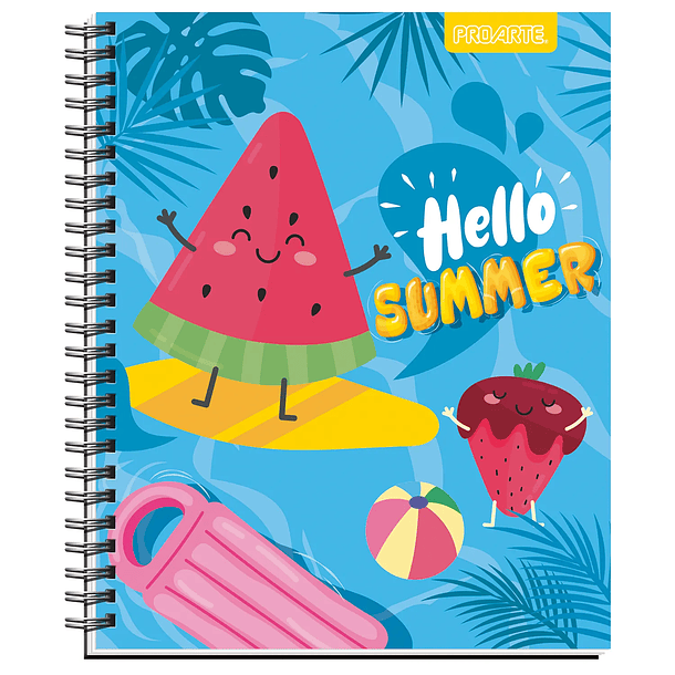 CUADERNO UNIVERSITARIO PROARTE 100H 7MM CUTE PACK 10 12