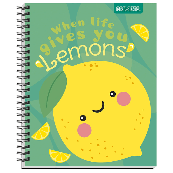 CUADERNO UNIVERSITARIO PROARTE 100H 7MM CUTE PACK 10 13
