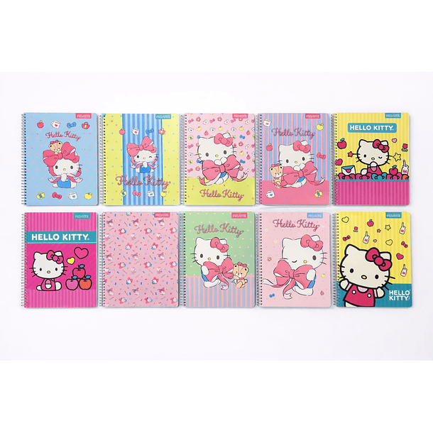 CUADERNO UNIVERSITARIO PROARTE 100H 7MM HELLO KITTY 2026  2