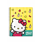 CUADERNO UNIVERSITARIO PROARTE 100H 7MM HELLO KITTY 2026  8