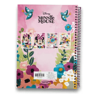 CUADERNO TRIPLE 150H 7MM MINNIE MOUSE FLOWERS ARTEL 4