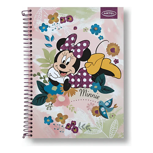 CUADERNO TRIPLE 150H 7MM MINNIE MOUSE FLOWERS ARTEL