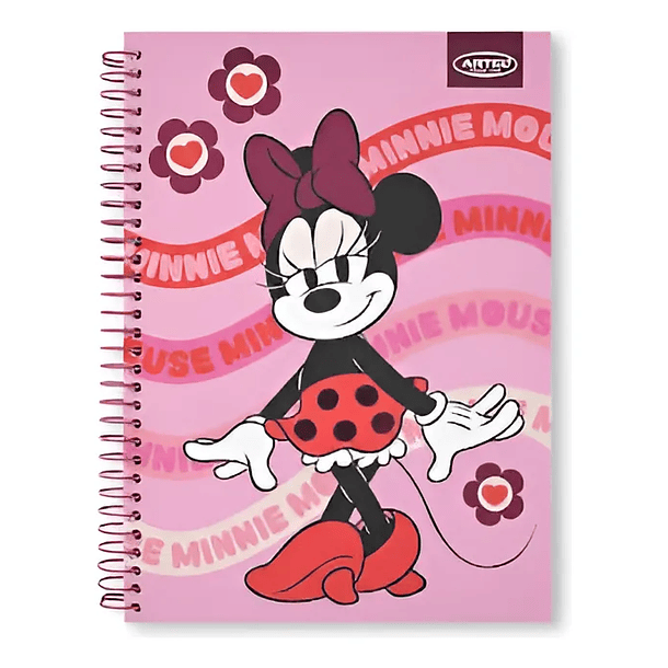 CUADERNO TRIPLE 150H 7MM MINNIE MOUSE COLLAGE ARTEL 2
