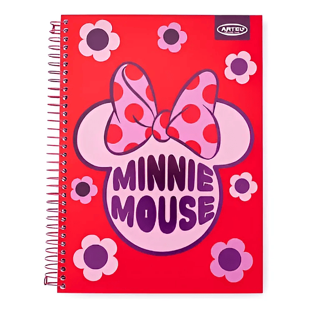 CUADERNO TRIPLE 150H 7MM MINNIE MOUSE COLLAGE ARTEL 3