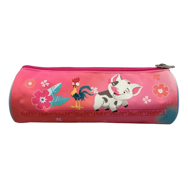 ESTUCHE ESCOLAR MOANA PRINCESAS DISNEY CILINDRO 2