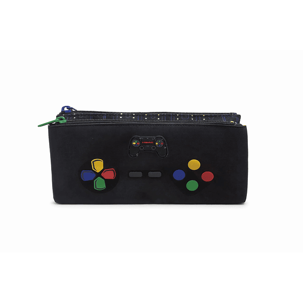 ESTUCHE ESCOLAR TRIPLE GAMMERS HEAD 1