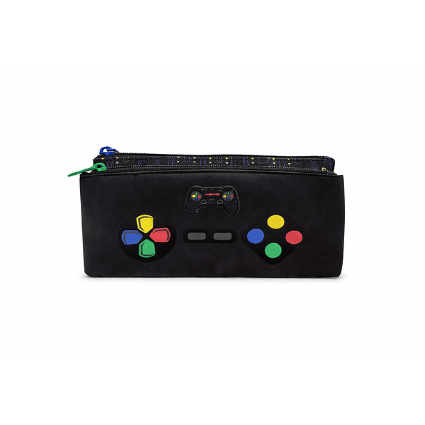 ESTUCHE ESCOLAR TRIPLE GAMMERS HEAD 6