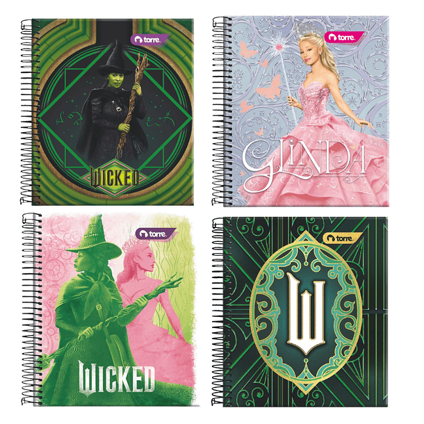 CUADERNO BOOK TORRE WICKED 5MM 150H 1
